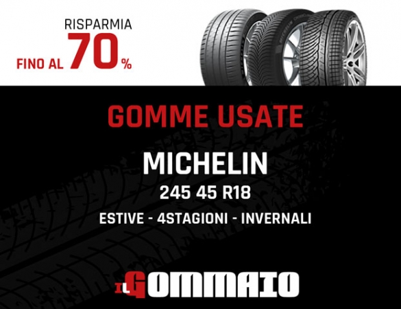 Gomme MICHELIN Usate 245 45 R18 come Nuove Accessori Auto